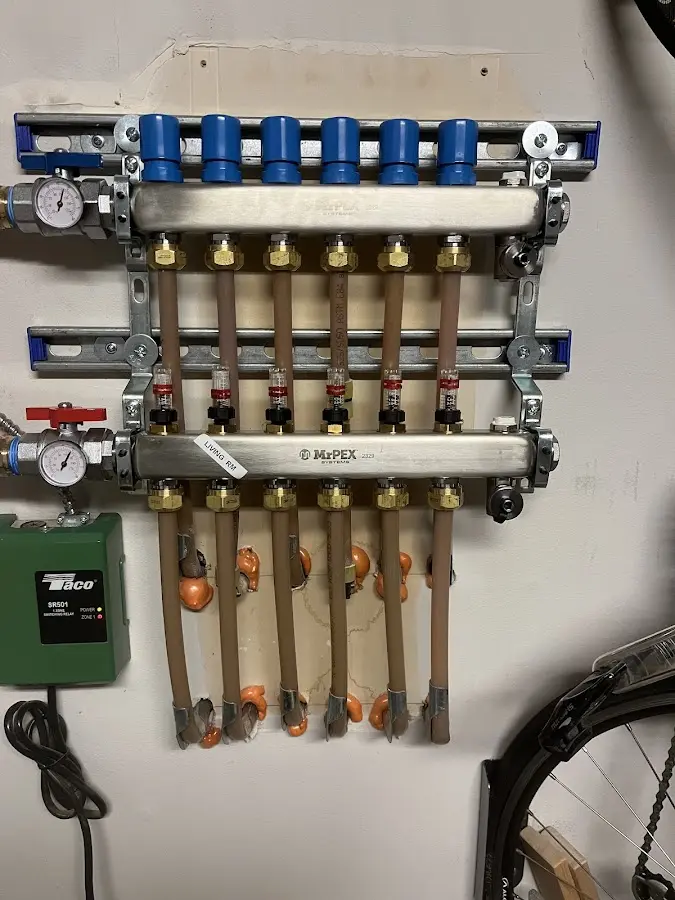 Plumber performing Leak Detection at a residential property in Granger